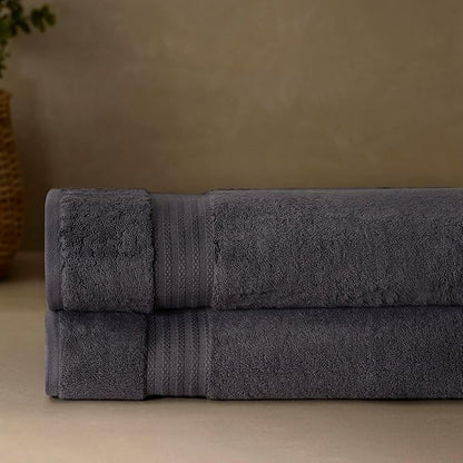 Fabdreams 100% Organic Cotton Bath Sheet Set of 2 700 GSM Oversized Towels