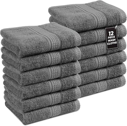 LANE LINEN Washcloths Set