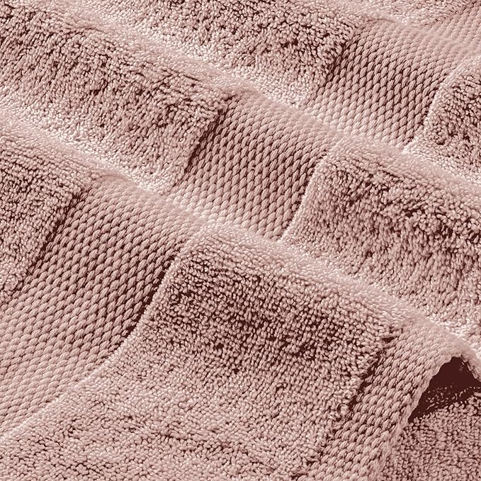 White Classic Pink Hand Towels for Bathroom Cotton Hand Towel Bulk for Gym