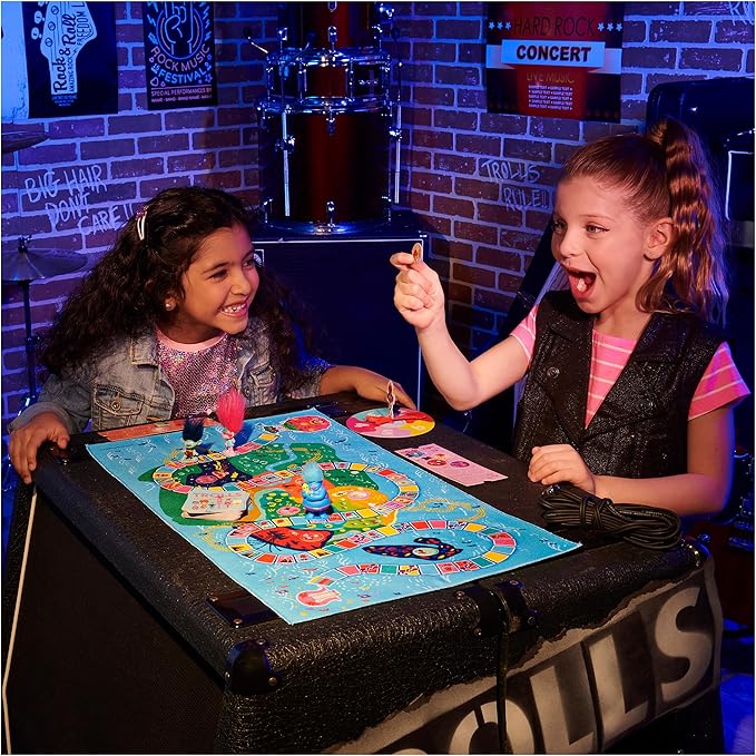 Spin Master Games Trolls World Tour Cooperative Strategy Board Game for Families and Kids Ages 5 and up