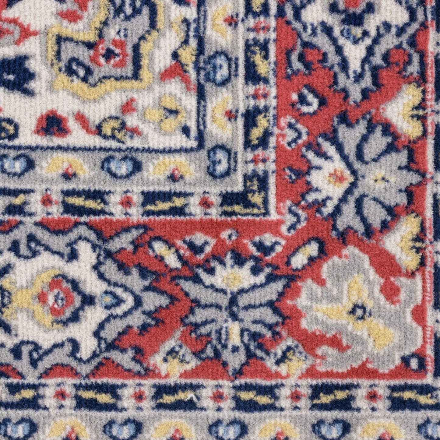 Home Dynamix Premium Sakarya Traditional Medallion Area Rug, Ivory/Red, 7'9"x10'8"