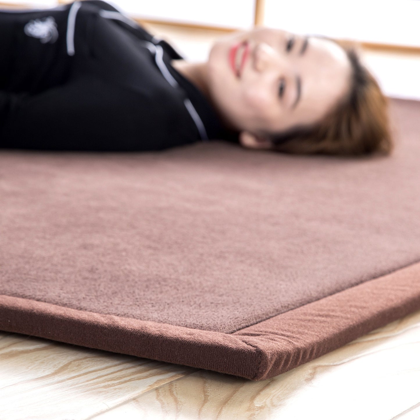 V-mix Children's Plush Foam Play Rug for Baby, Toddler, and Kids - Cushy Soft & Thick Hypoallergenic, Non-Toxic, Reversible Exercise & Yoga Mat