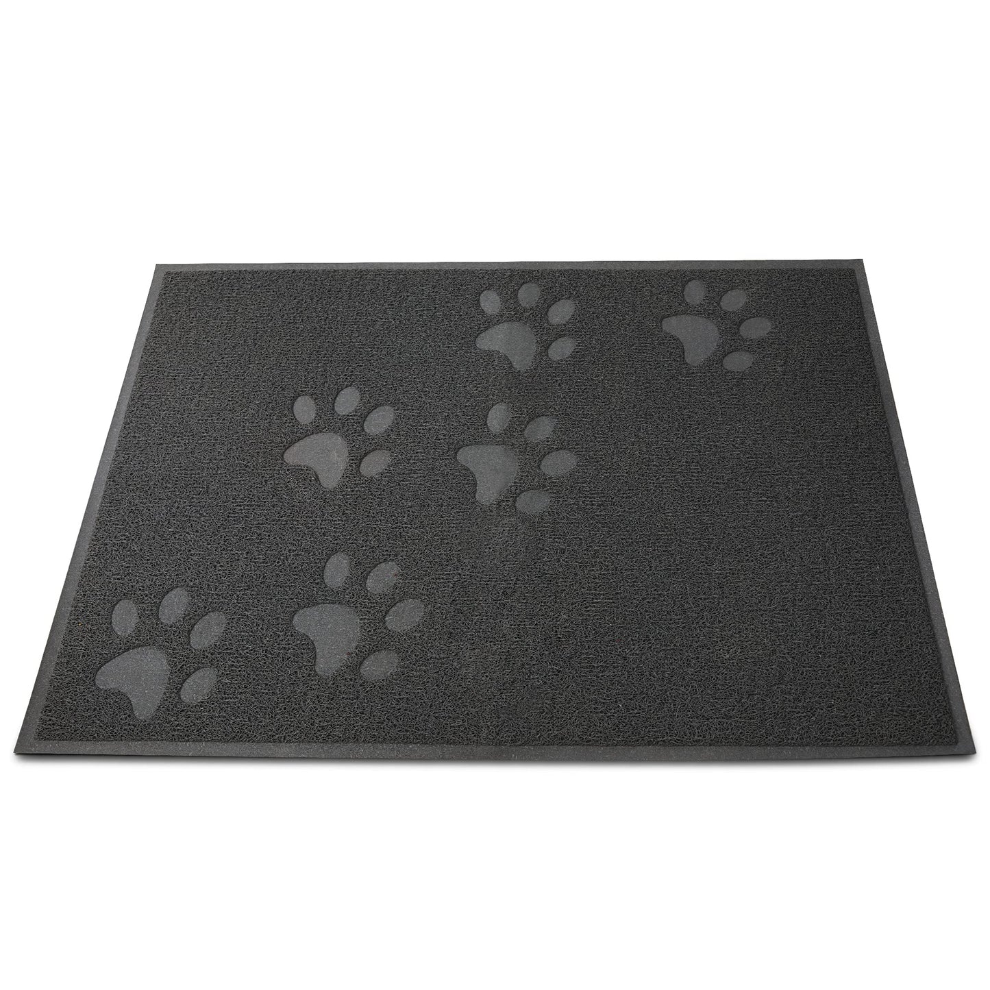 Andalus Small Cat Litter Mat, Pack of 1 - Waterproof, Non-Slip & Easy to Clean Cat Litter Box Mat for Extra Efficient Pet Litter-Trapping, Grey (15.75” X 11.75”)