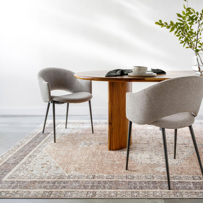 Livabliss x Becki Owens Lila Medallion Area Rug , 5'3" x 7', Tan