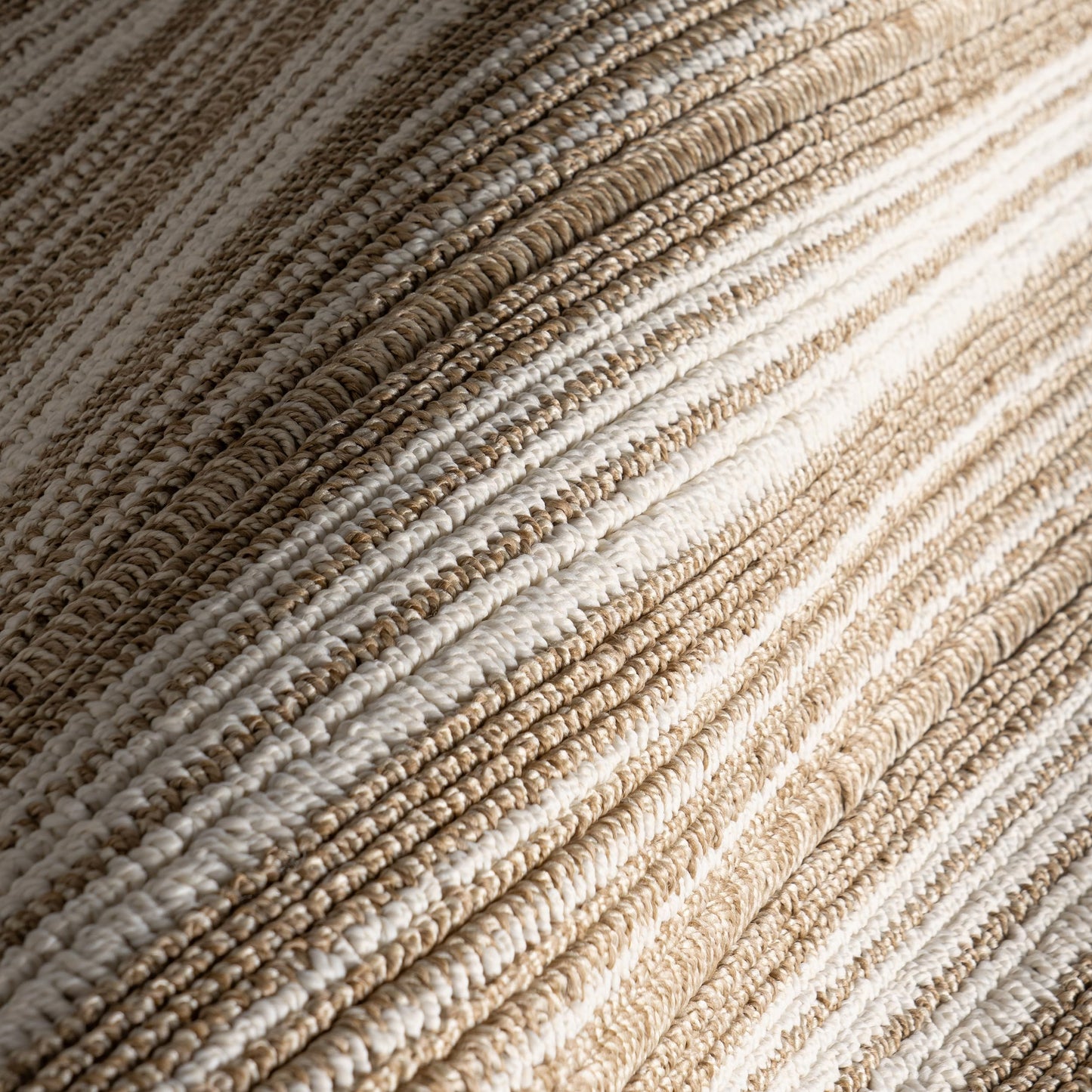 nuLOOM 4' x 6' Plush Indoor/Outdoor Area Rug, UV-Resistant, Long Loop Construction, Oeko-TEX Certified, Paito, Balcony, Hermine Brown