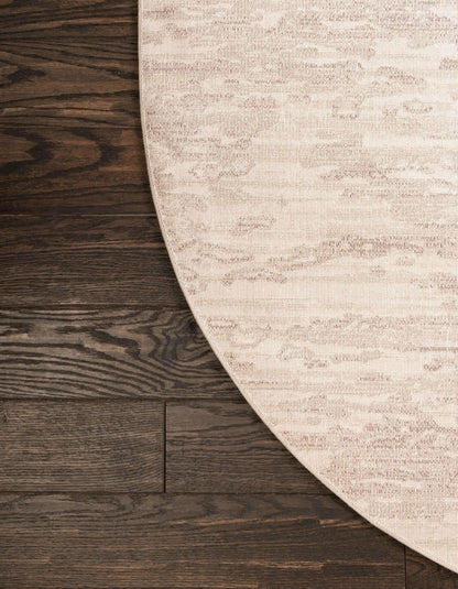 Unique Loom Oasis Collection Area Rug - Water (8' x 10' Oval, Brown/ Beige)