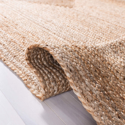 SAFAVIEH Area Rug 8x10 - Cape Cod Collection - Large - Natural Brown, Handmade Braided Flat Weave Jute (CAP252A)