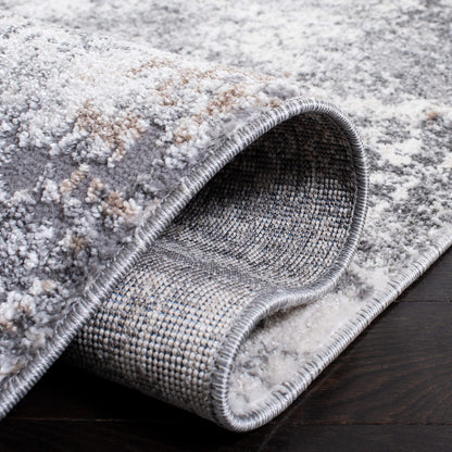 SAFAVIEH Aston Collection 10' x 14' Ivory/Grey ASN705A Modern Abstract Non-Shedding Living Room Dining Bedroom Area Rug