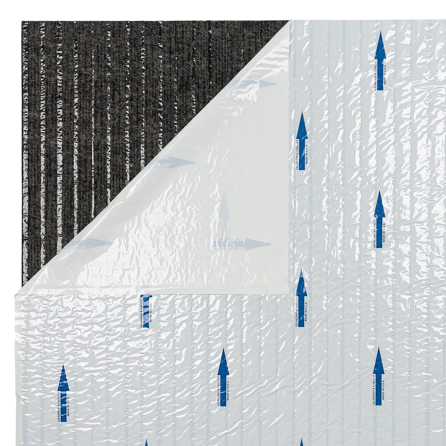 Mohawk Home 24" x 24" Indoor/Outdoor 0.25" Pile Height, Peel and Stick Carpet Tile, Black Polyester, (15 Tiles) (60 sqft/Box)