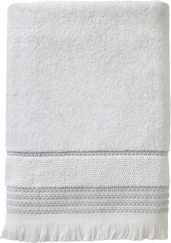 SKL Home Casual Fringe Bath Towel Set