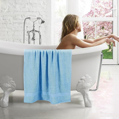 GLAMBURG 700 GSM Premium Cotton 2-Pack Oversized Extra Large Bath Sheet Set
