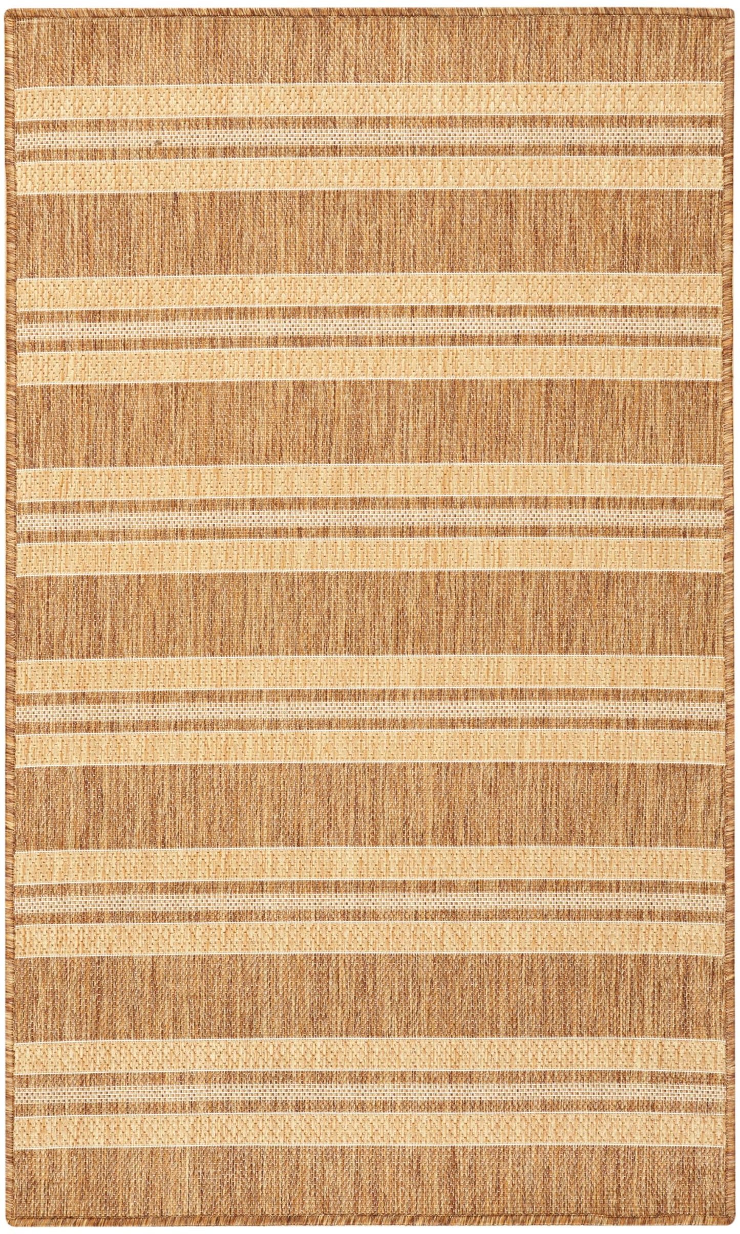 Nourison Home Horizon Indoor/Outdoor Natural 3' x 5' Area Rug - Easy Clean, Non Shedding, Bed Room, Living Room, Dining Room, Kitchen (3' x 5')