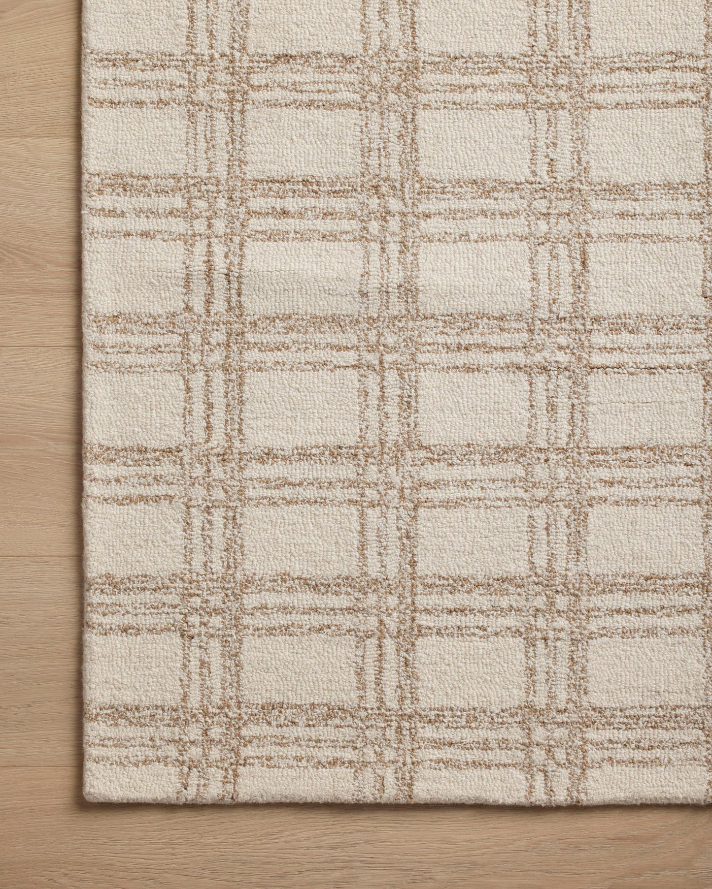 Loloi Chris Loves Julia Polly Collection POL-12 Cream/Sand 2'-3" x 3'-9" Accent Rug