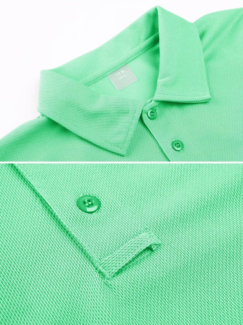 MAGCOMSEN Golf Polo for Men Short Sleeve T Shirts Work Shirts Lightweight Shirts Quick Dry Shirts Mint Green L