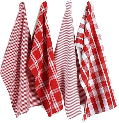 LANE LINEN 100% Cotton Kitchen Dish Cloths, Ultra Soft Absorbent Quick Drying