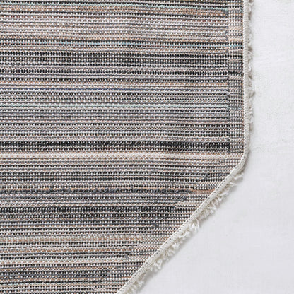 Unique Loom Solid Shag Collection Area Rug (4' Octagon, Snow White)