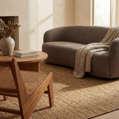 Nuloom Ashli Hand Woven, Natural, 7'6" x 9'6", Farmhouse, Jute, Soft and Textured, High Traffic, Stain Resistant, Easy Clean, Durable Area Rug for Bedroom, Living Room, Dining, Den, Foyer, Entryway