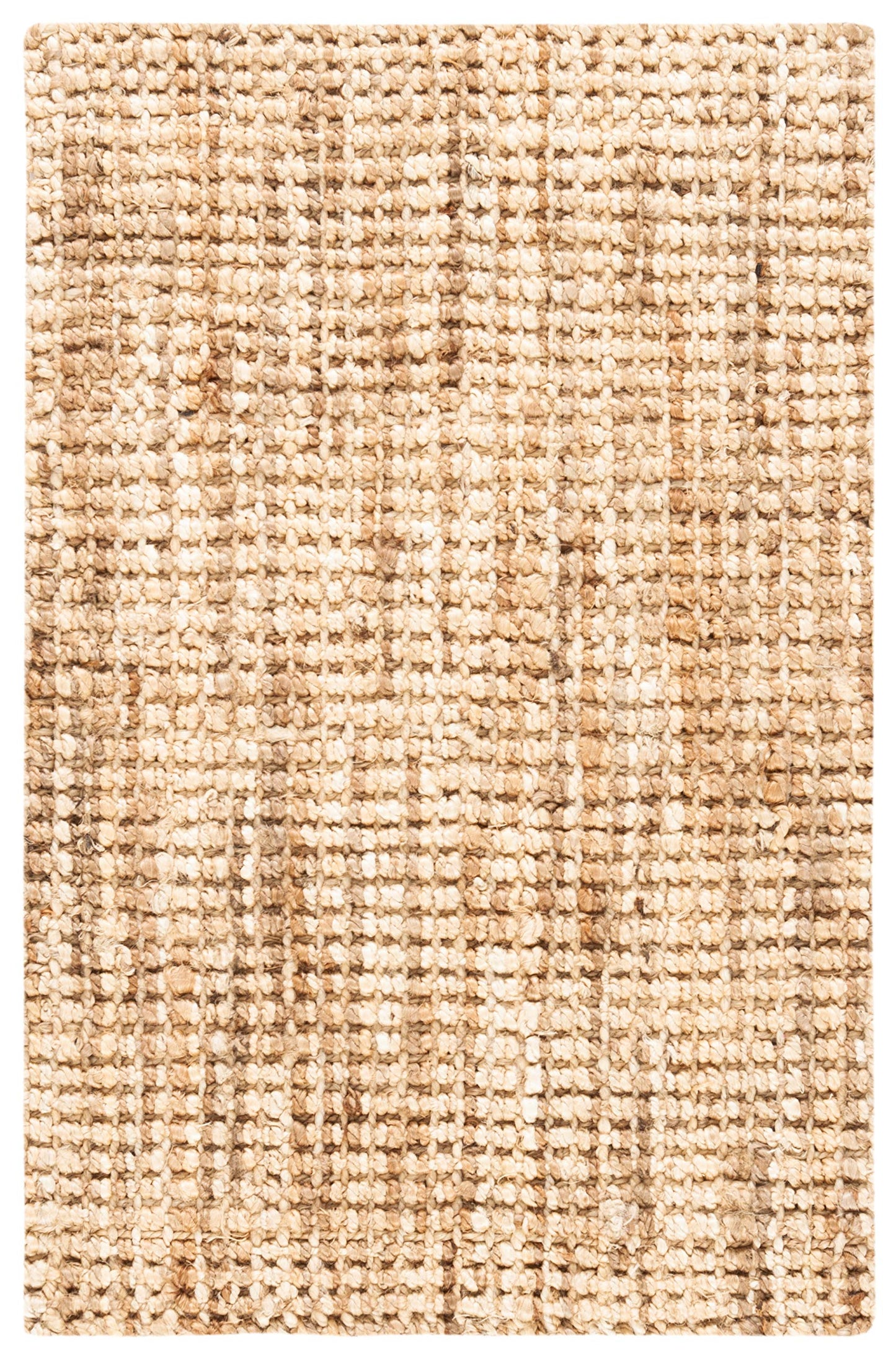 SAFAVIEH Natural Fiber Collection Area Rug - 5' x 8', Natural & Cream, Handmade Jute, Ideal for High Traffic Areas in Living Room, Bedroom (NF260A)