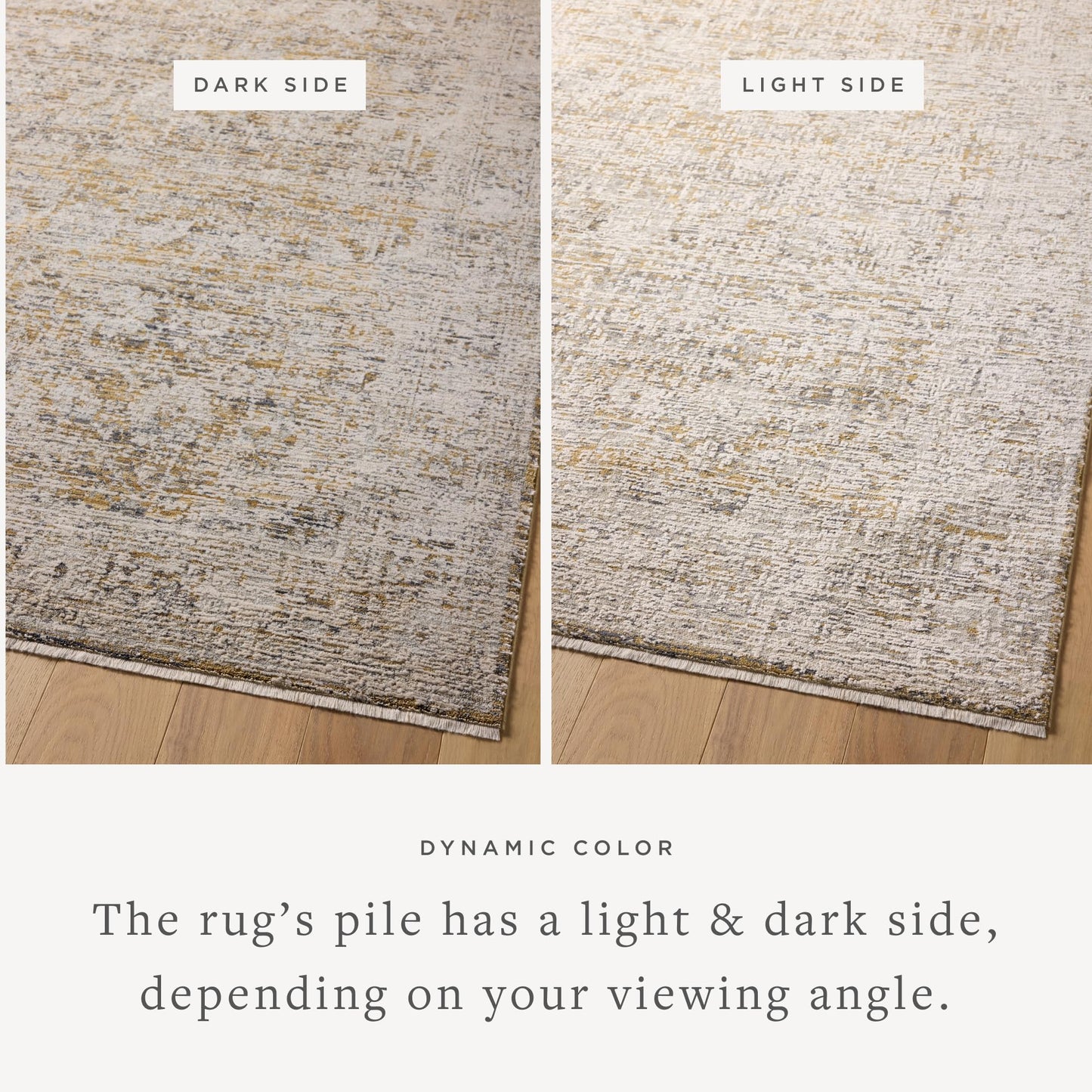 Loloi Amber Lewis Alie Collection ALE-05 Gold/Beige 9'-6'' x 13'-1'', .13'' Pile Height, Area Rug