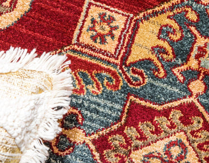 Unique Loom Sahand Collection Traditional Geometric Classic Red Area Rug (5' 0 x 8' 0)