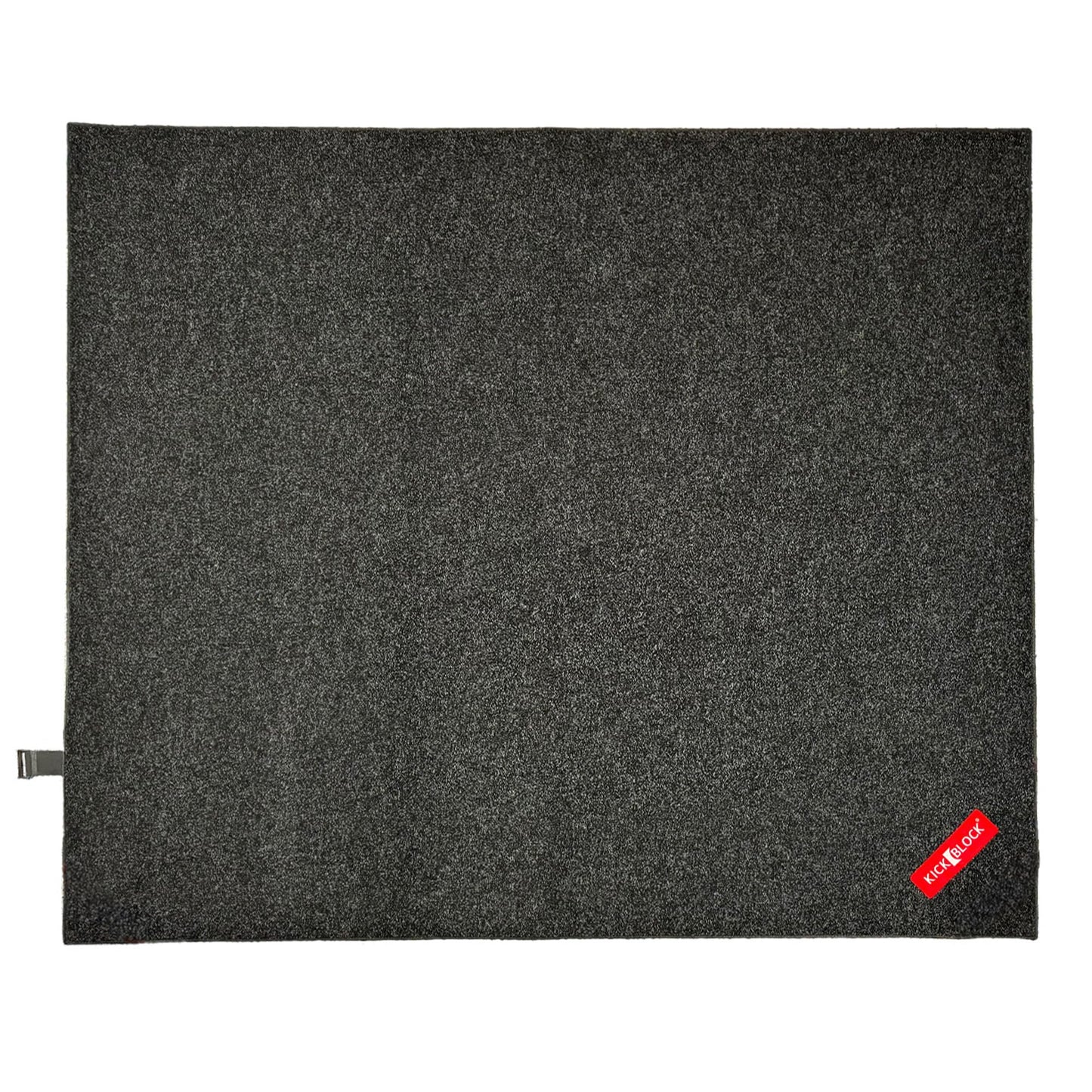 KickBlock Drum Rug 6'6" x 5'6" – Non-Slip Rubber Backing with Gig Bag Included – Drum Mat for Acoustic and Electronic Kits – Folds Compact for Travel – Drum Set Rug – Made in USA