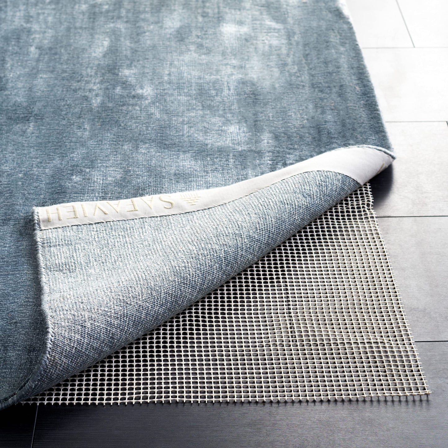 SAFAVIEH Non Slip Anti Skid Grippy Stay in place Rug Pad Under Carpet, Stable on all Hard Floors (6' x 9')