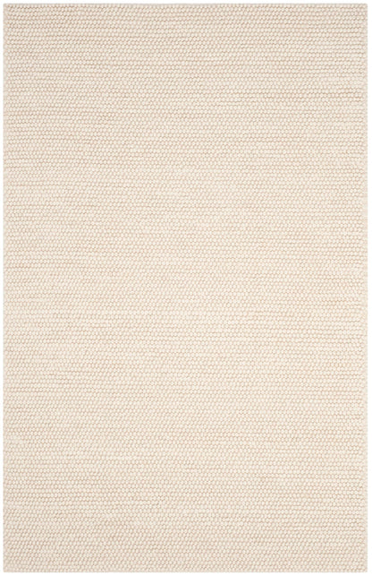 SAFAVIEH Area Rug 5x8 - Natura Collection - Ivory, Handmade Wool Blend, Textured Design, Ideal for Living Room, Bedroom, Dining Space (NAT620A)