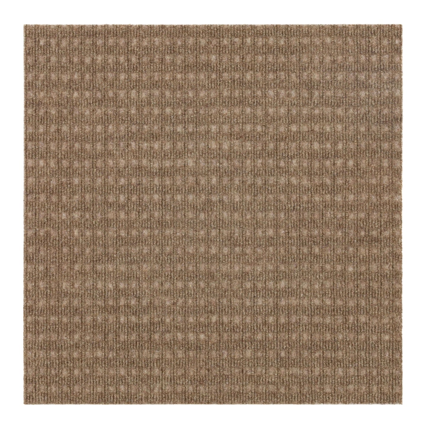 Mohawk Home Peel and Stick Carpet Tiles 18x18 Inch Indoor Outdoor Polyester, Stain Resistant, Easy DIY Install (10 Tiles, 22.5 Sq Ft,Taupe Interlace)