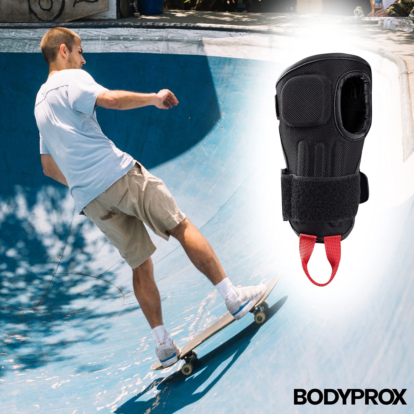 BODYPROX Impact Wrist Guards for Snowboard 1 Pair (S)