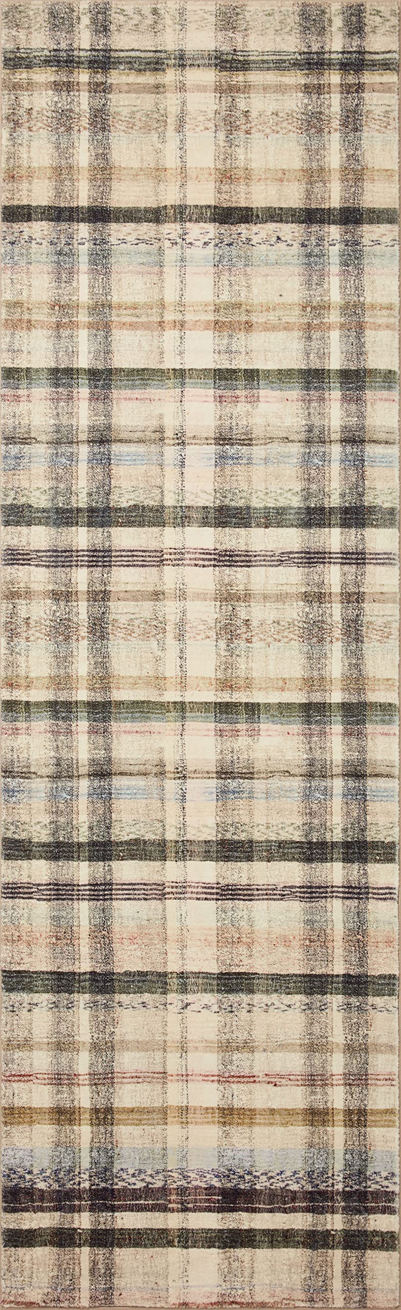Loloi Chris Loves Julia Humphrey Collection HUM-02 Ivory/Multi 7'-3'' x 9'-3'' .38" Pile Height, Area Rug feat. CloudPile