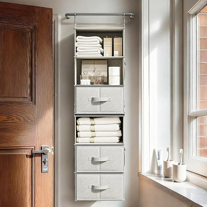 Vailando 6-Shelf Hanging Closet Organizer