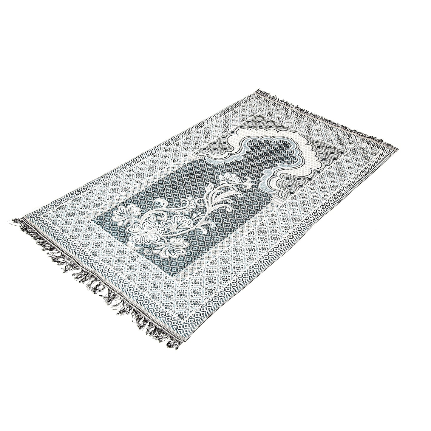 Ottoman Turkish Style Muslim Prayer Rug, Floral Pattern Prayer Mat (Five Thin Prayer Rug)
