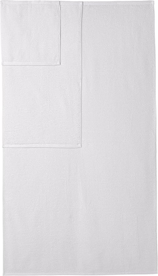 Amazon Basics 100% Cotton Soft Quick-Dry 8-Piece Towel Set, Bath Towels