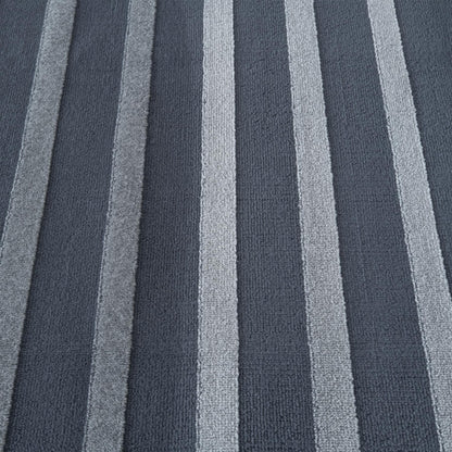 Revival Rugs Staves 8'x10' Area Rugs for Living Room Bedroom Dining Room - Washable, Oeko-TEX Certified, Modern, Blue