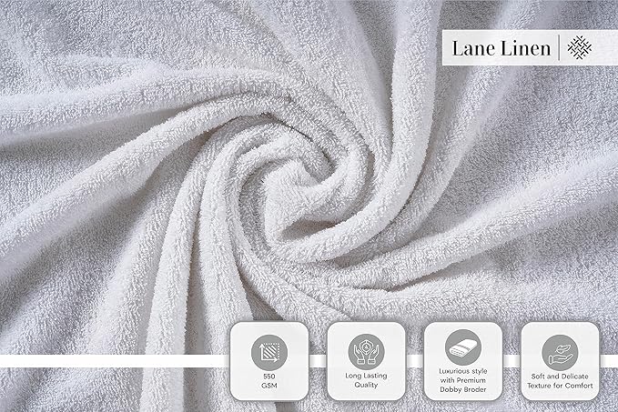 White Hand Towels for Bathroom