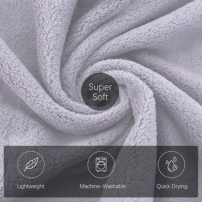 TENSTARS Silk Hemming Hand Towels