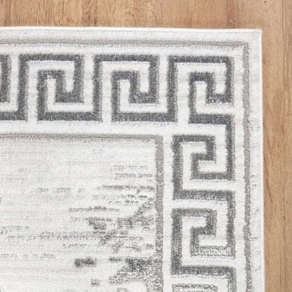 GLORY RUGS Area Rugs Marble 5x7 Cream Gray Carpet Modern Abstract Rug Living Room Dining Bedroom Rug