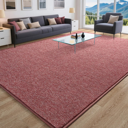 Tepook Soft Rugs for Living Room Bedroom, 6x9 Red and White Modern Washable Non-Slip Area Rug, Indoor Memory Foam Carpets for Boys Girls Room Home Decor