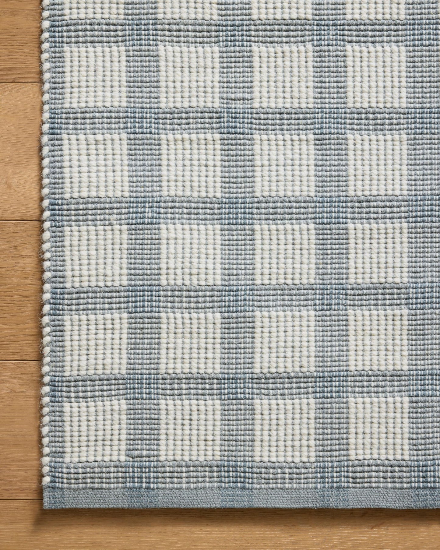 Loloi Magnolia Home by Joanna Gaines Ryder Collection RYD-02 Blue/Ivory 8'-6" x 11'-6" Area Rug