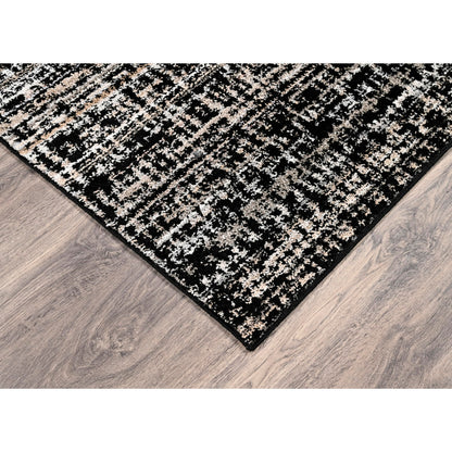 Garland Rug Rumba Indoor Floor Rug Area Rug Black/Earth Tones 3 Ft. X 5 Ft. Modern Abstract Area Rug – Soft, Anti-Skid,Carpet for Living Room, Bedroom, Dining Room, Farmhouse, Nursery