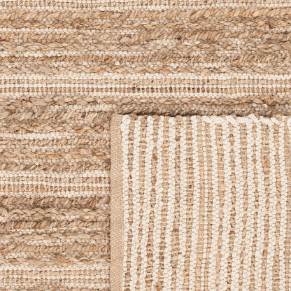 SAFAVIEH Cape Cod Collection Accent Rug - 3' x 5', Natural & Ivory, Handmade Flat Weave Jute, Ideal for High Traffic Areas in Entryway, Living Room, Bedroom (CAP851G)