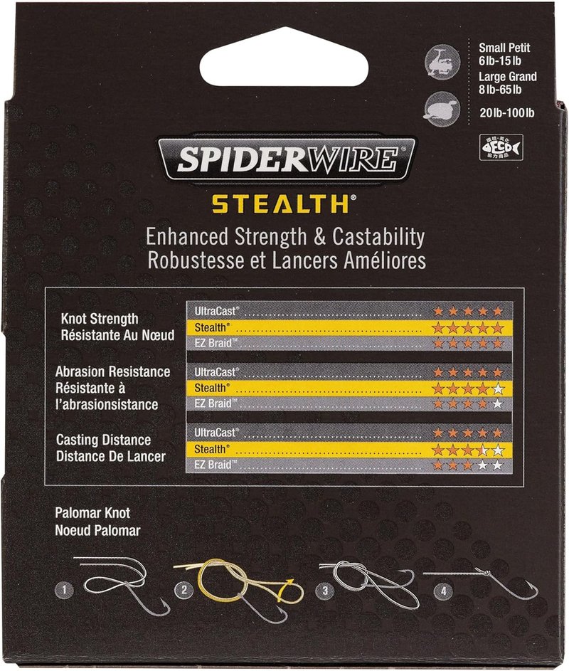 SpiderWire Stealth Braid Fishing Line - Durable, High-Performance Fishing Line | 150 Yards, Green