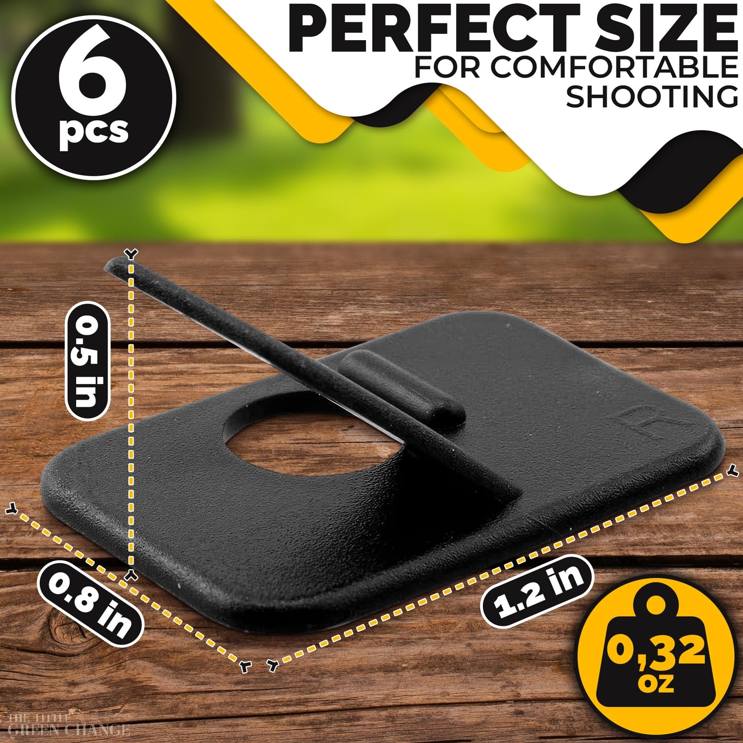 6 Pcs Arrow Rest for Recurve Bow - Arrow Rest Right Hand Archery Arrow Rest Recurve Arrow Rest Recurve Bow Arrow Rest for Compound Bows Archery Accessories - Recurve Bow Accessories Recurve Bow Rest