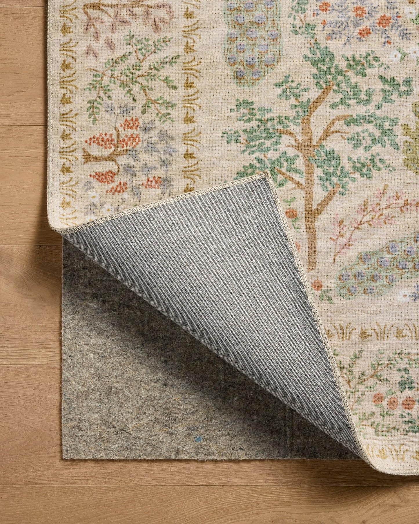 Loloi Rifle Paper Co. Canopy Collection CNP-05 Ivory 5'-0" x 7'-6" Area Rug