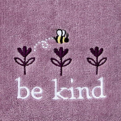 SKL Home Bee Kind 100% Cotton Embroidered 2pc Hand Towel Set, Decorative