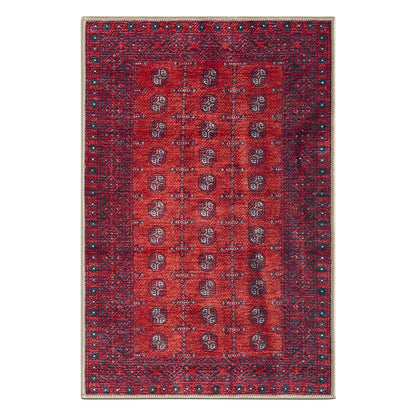 Keen Home Design 2x3 Rug - Machine Washable Entry Rug with Non-Slip Backing, Ideal for Enteryway, Kitchen, Bathroom, Laundry Room - Vintage, Easy Clean, Durable, Low Pile Rug - (2' x 3')