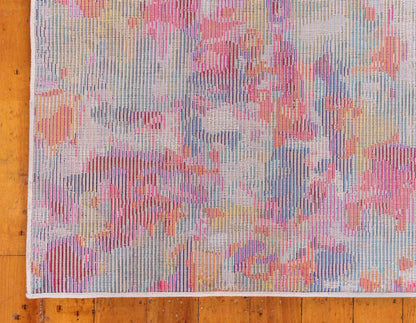 Unique Loom Chromatic Collection Area Rug - Joyous (7' 1" x 10' Rectangle Multi/Blue)