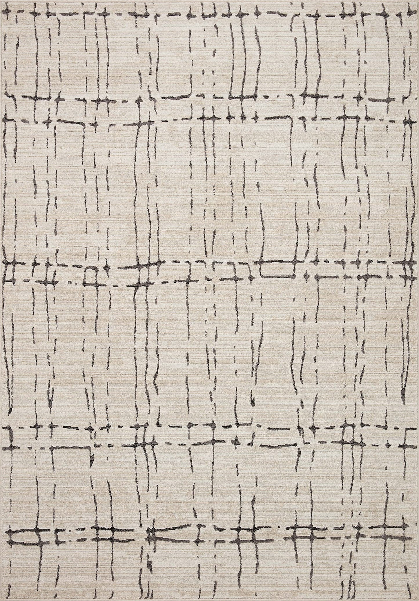 Loloi Darby Collection DAR-06 Sand/Dk. Grey 7'-10" x 10' Area Rug