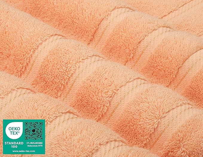 American Soft Linen Luxury 6 Piece Towel Set, 2 Bath Towels 2 Hand Towel 2
