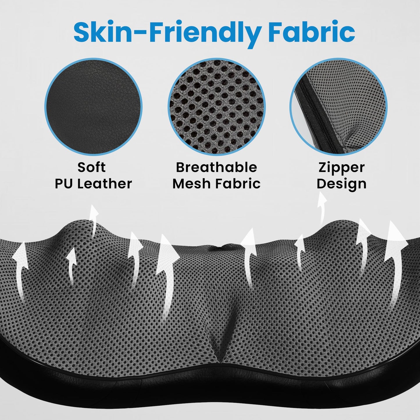 Shiatsu Neck and Back Massager for Pain Relief Deep Tissue, Neck and Shoulder Massager with Heat, Electric Kneading Back Massage for Muscle, Waist, Leg and Foot, Best Gift for Women Men Mom Dad